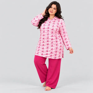 CHECKERED HOODED