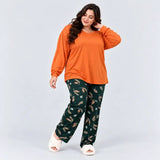 Basic Tracksuit with Branch Print