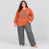 Plaid Print Pajama Set