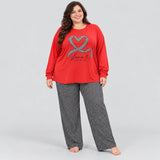 Plaid Print Pajama Set