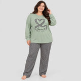 Plaid Print Pajama Set