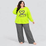 Plaid Print Pajama Set