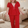 Heart Lace Pajama Set