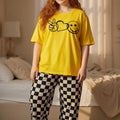 Smiley Print Pajama
